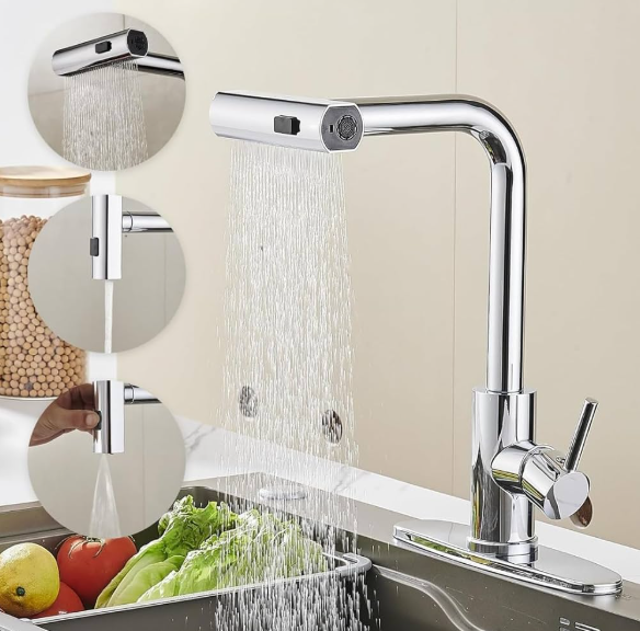 KROM İNOX FONSİYONLU SPİRALLİ EVYE KUĞU BATARYASI